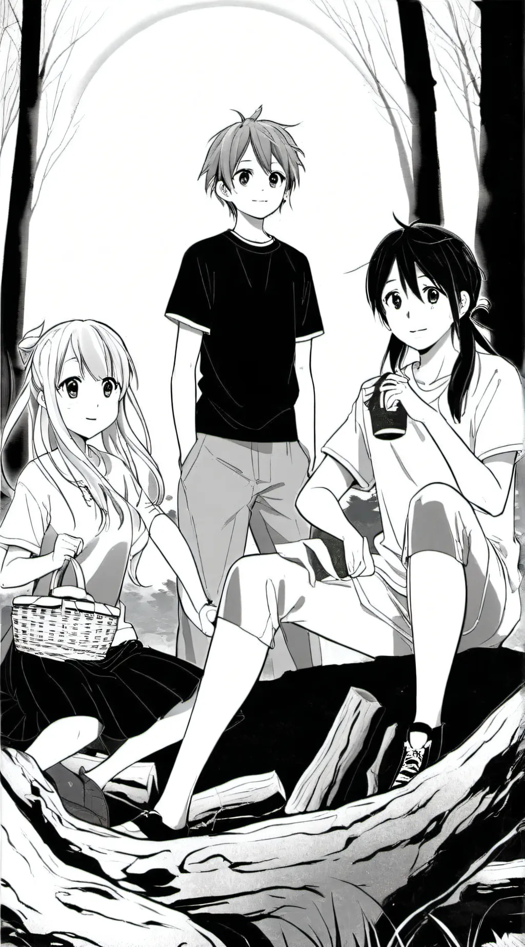 ai character: Picnic w/ Sisters background