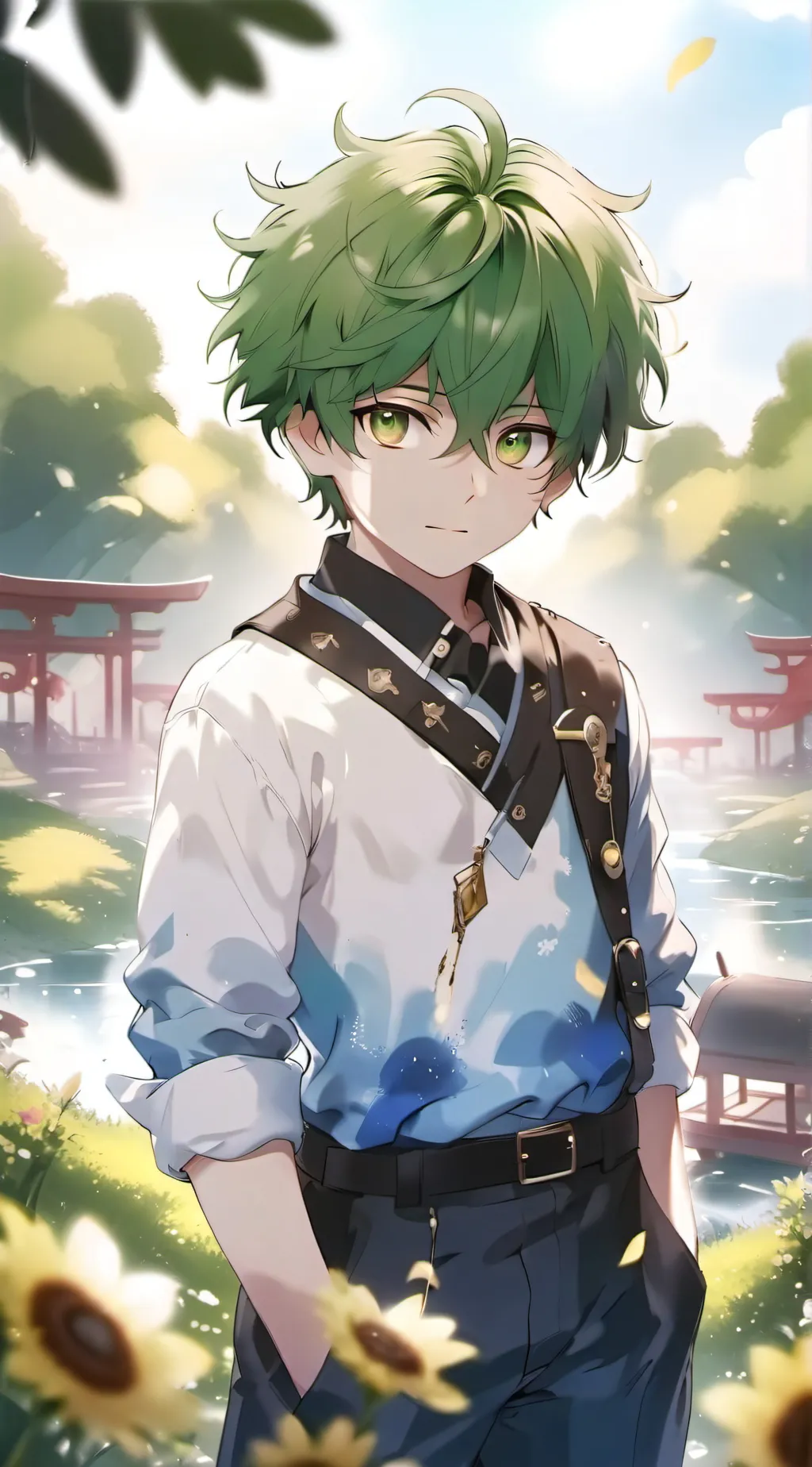 ai character: MHA×HH×HB background