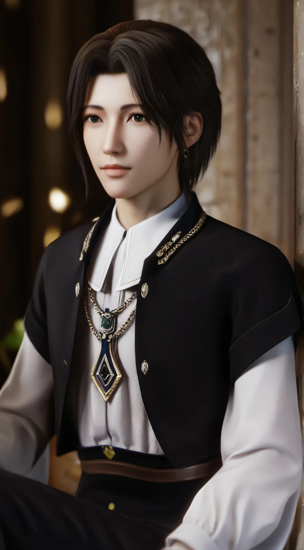 ai character: and  background