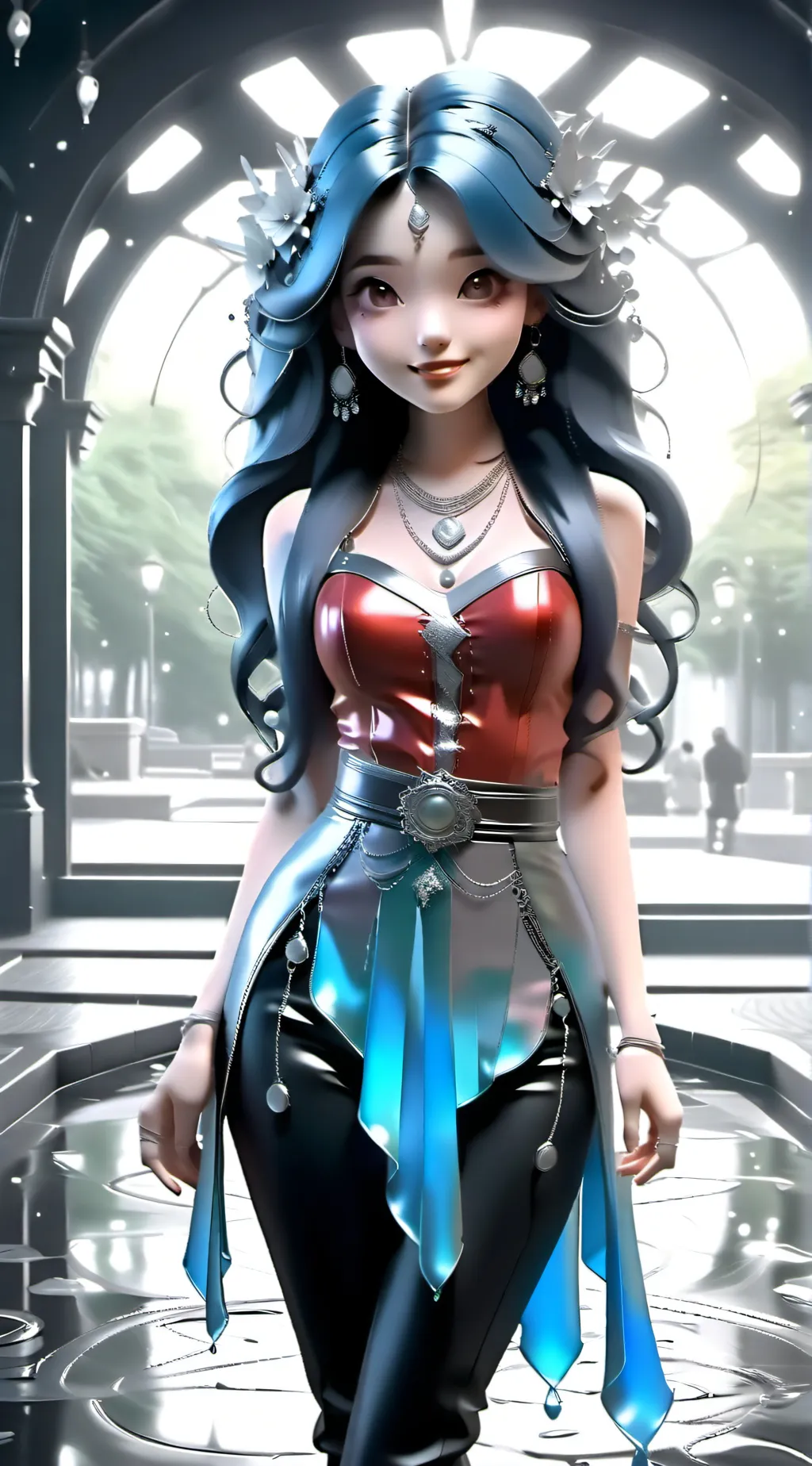 ai character: Pineapple 🍍  background