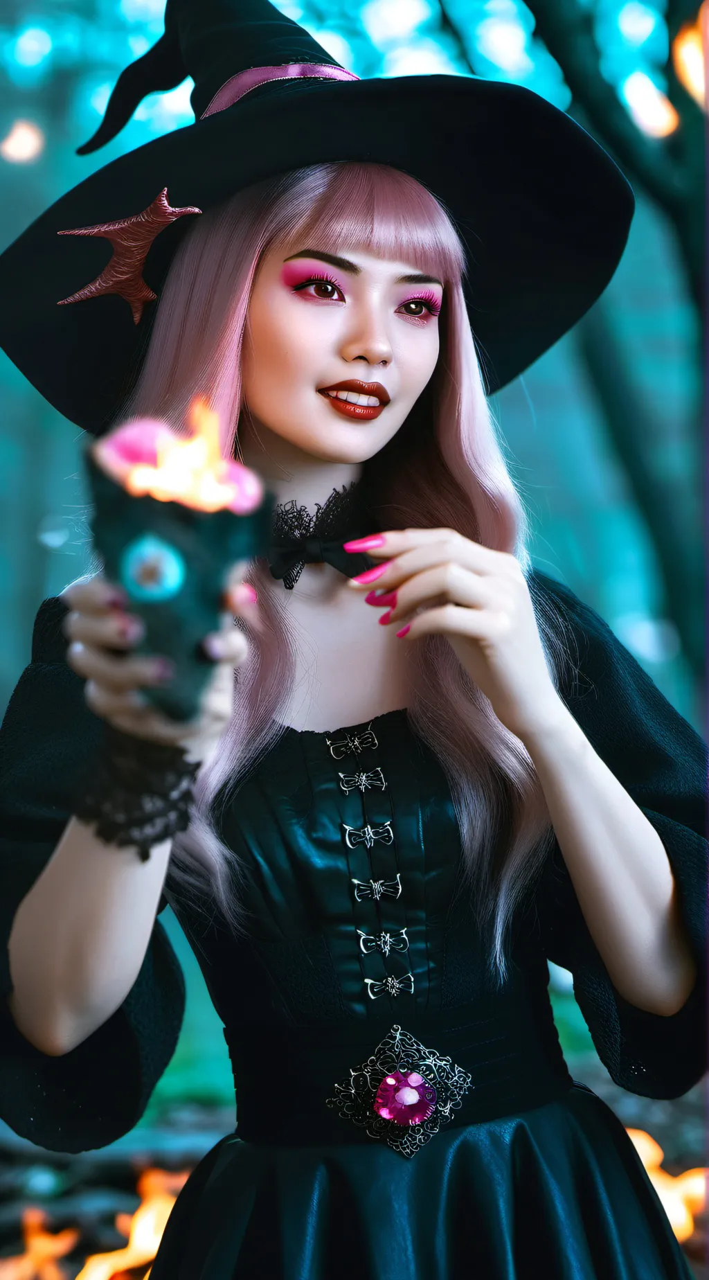 ai character: Dracurla Bloodgood background