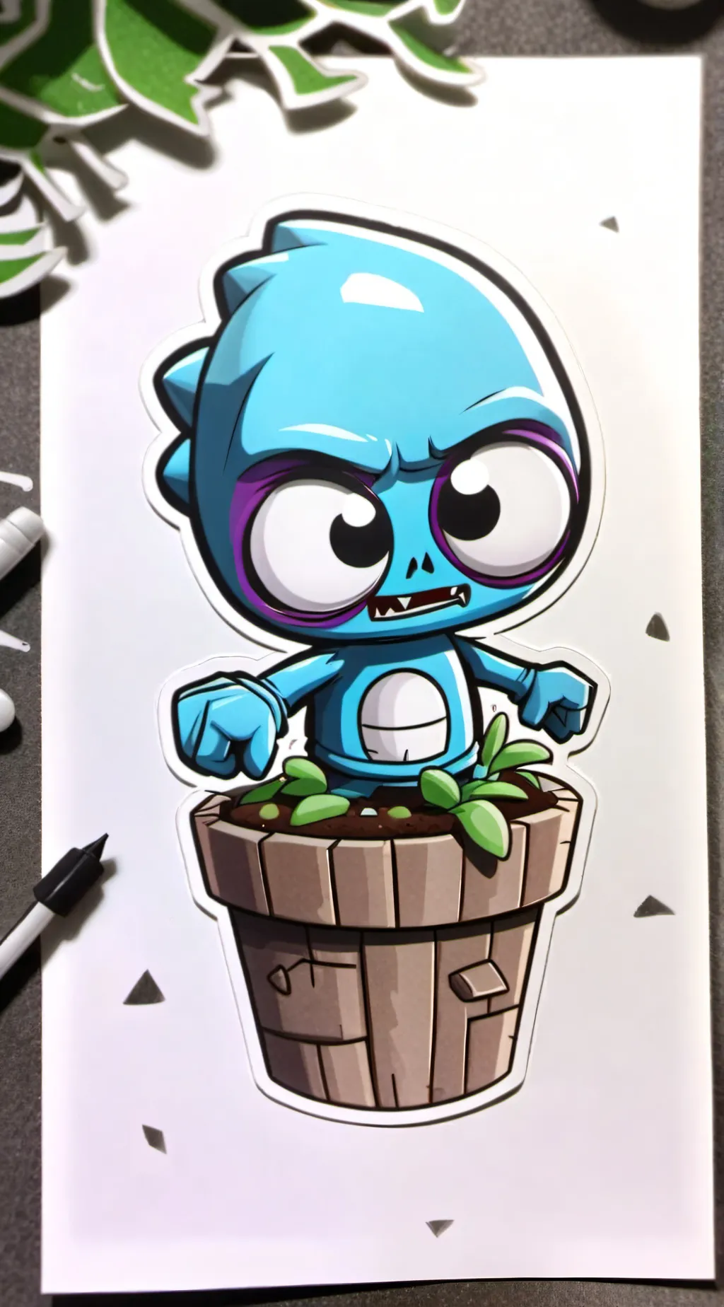 ai character: icepea background