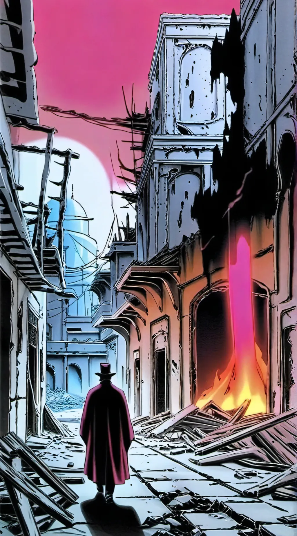 ai character: FNF curroption background