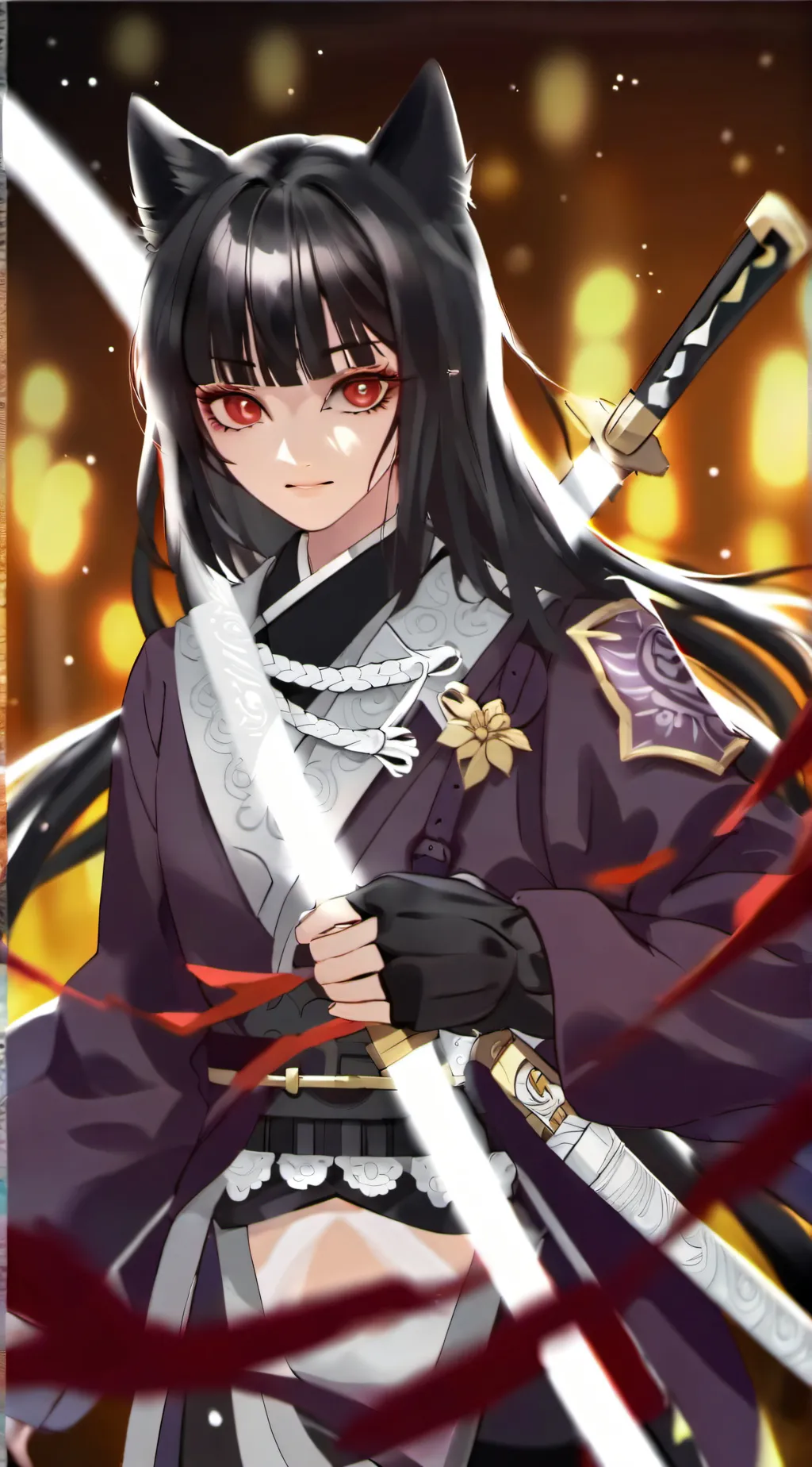 ai character: Kny amor de tres background