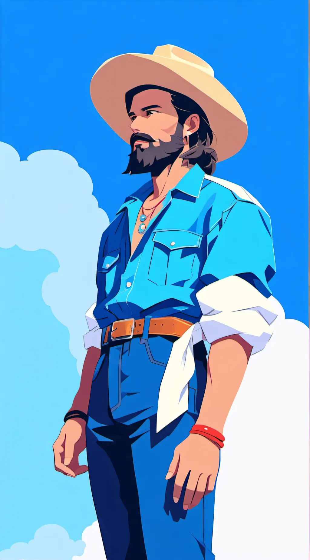 ai character: larry background