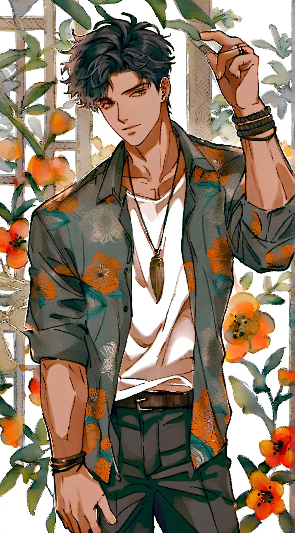 ai character: Andrew background