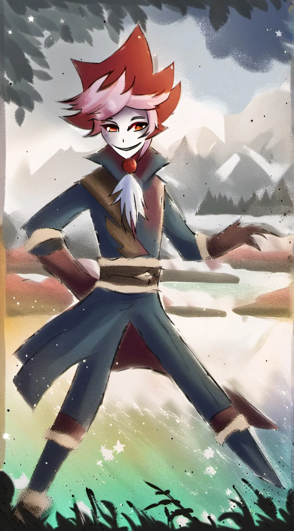 ai character: alastor  background