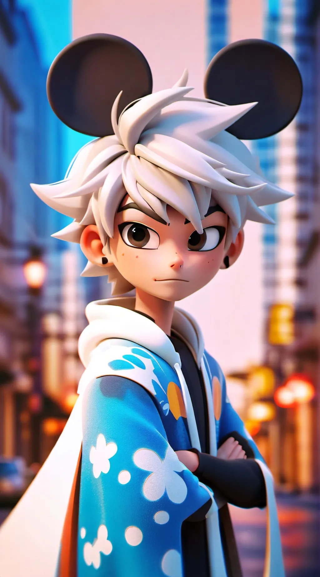 ai character: Mha Extrance Exam! background