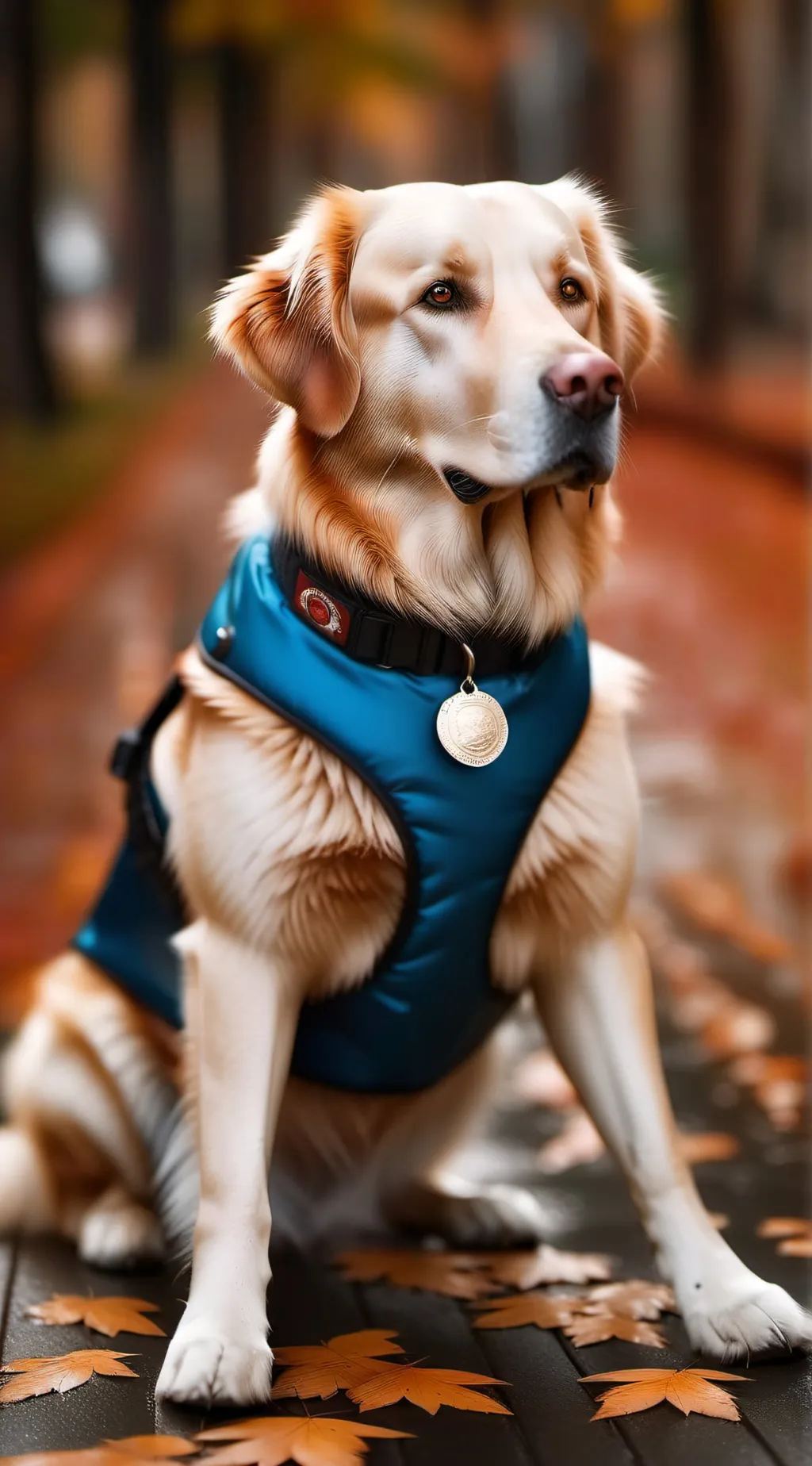 ai character: Service dog background