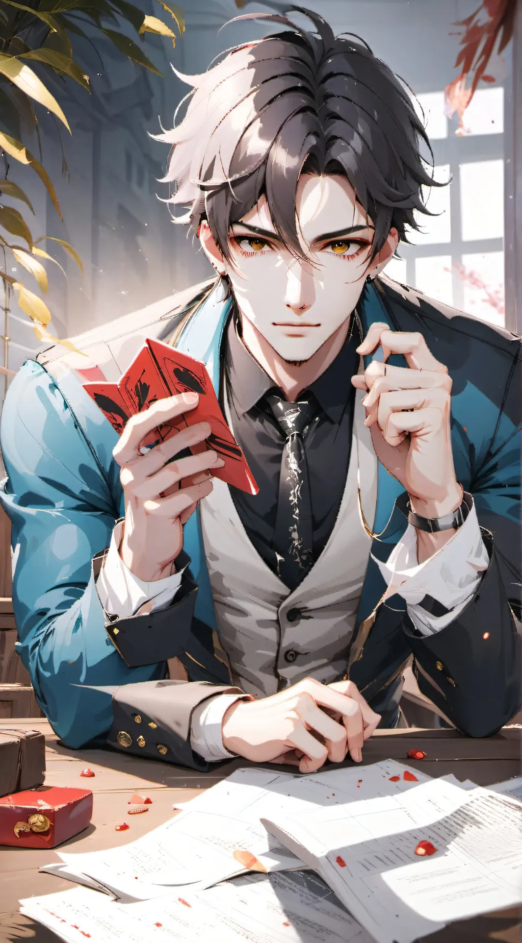 ai character: Lucas background