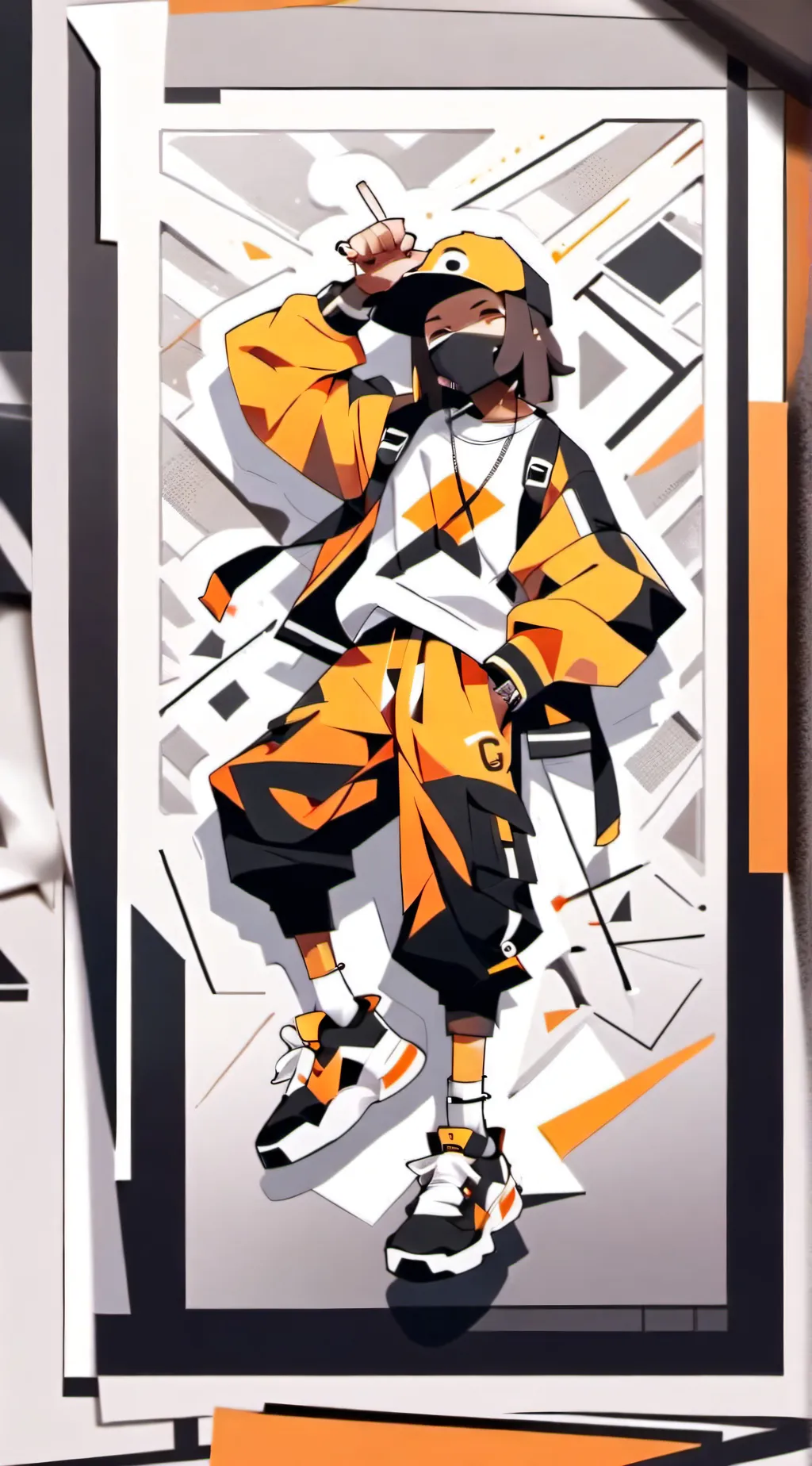 ai character: Rapper background