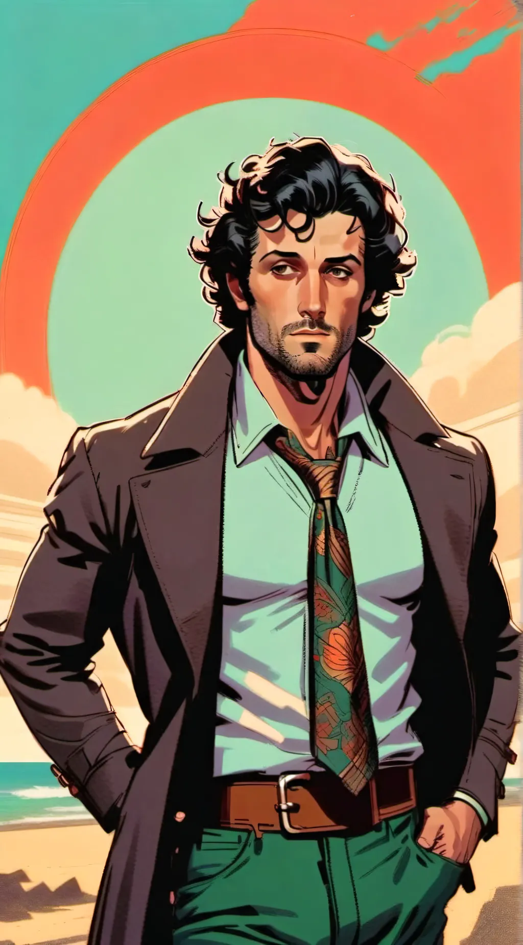 ai character: Gianmarco Bronte background