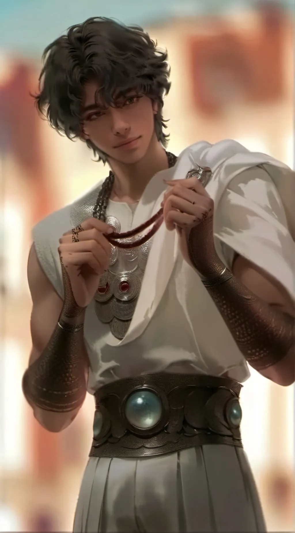 ai character: Javier background