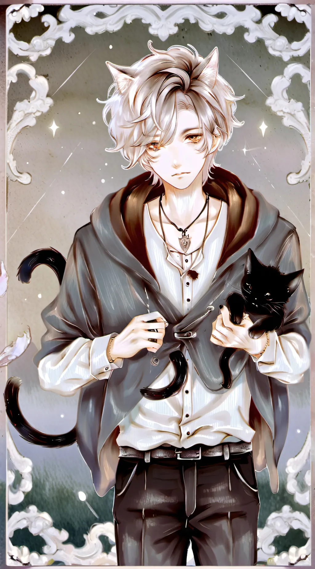 ai character: ✿charlie✿ background