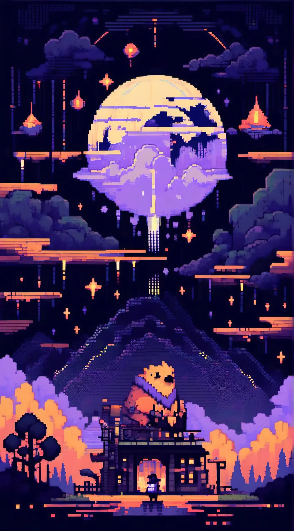 ai character: radiostatic background