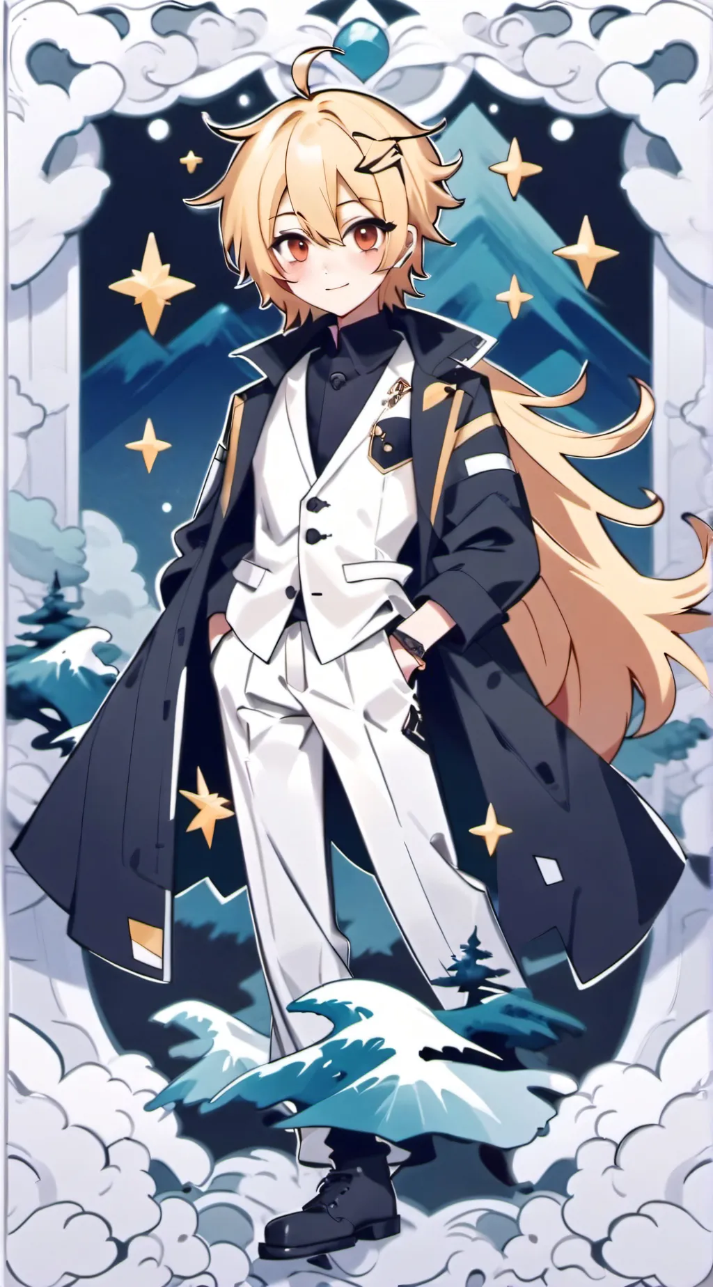 ai character: Deki Sun background