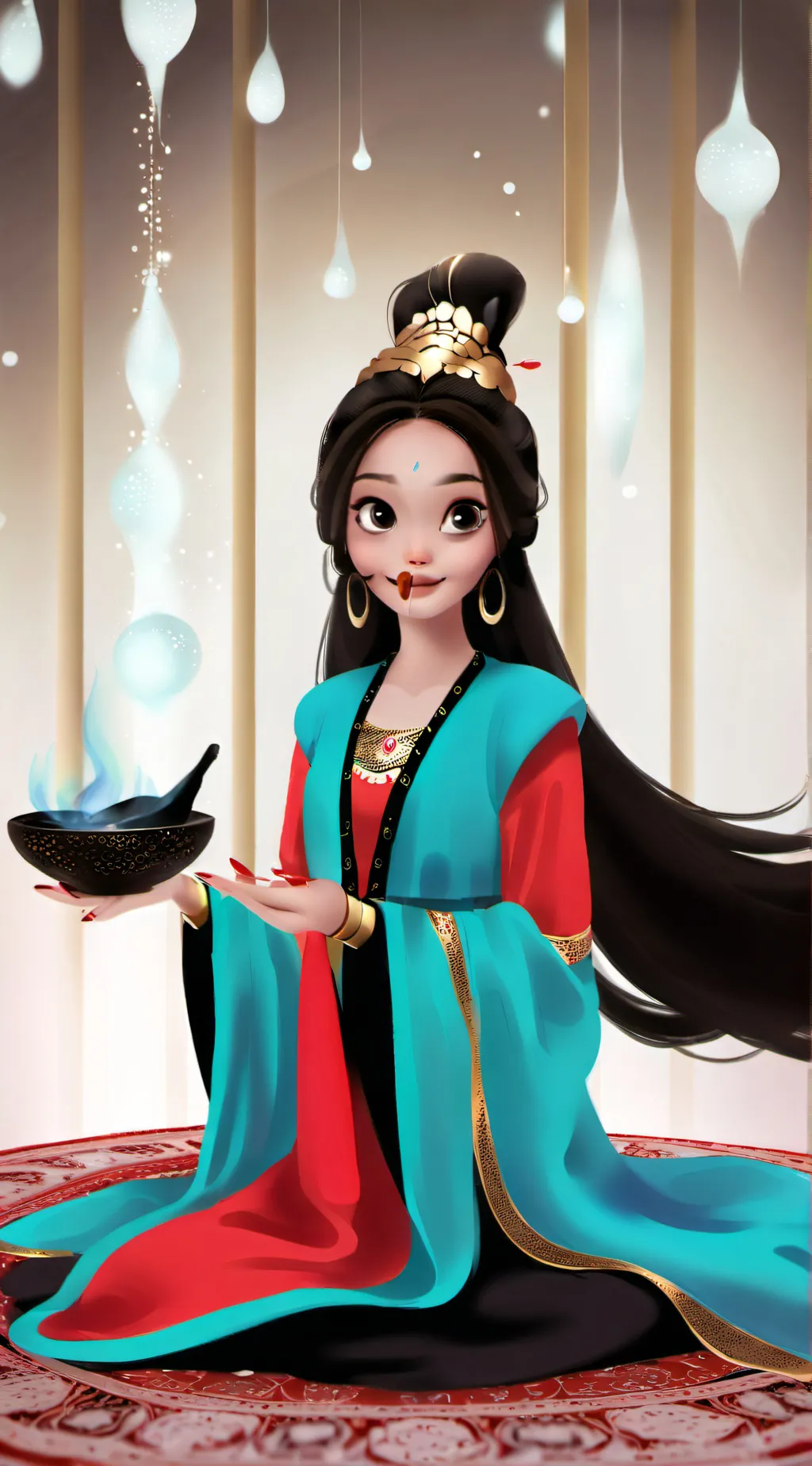 ai character: 2009 genie (Amy) background