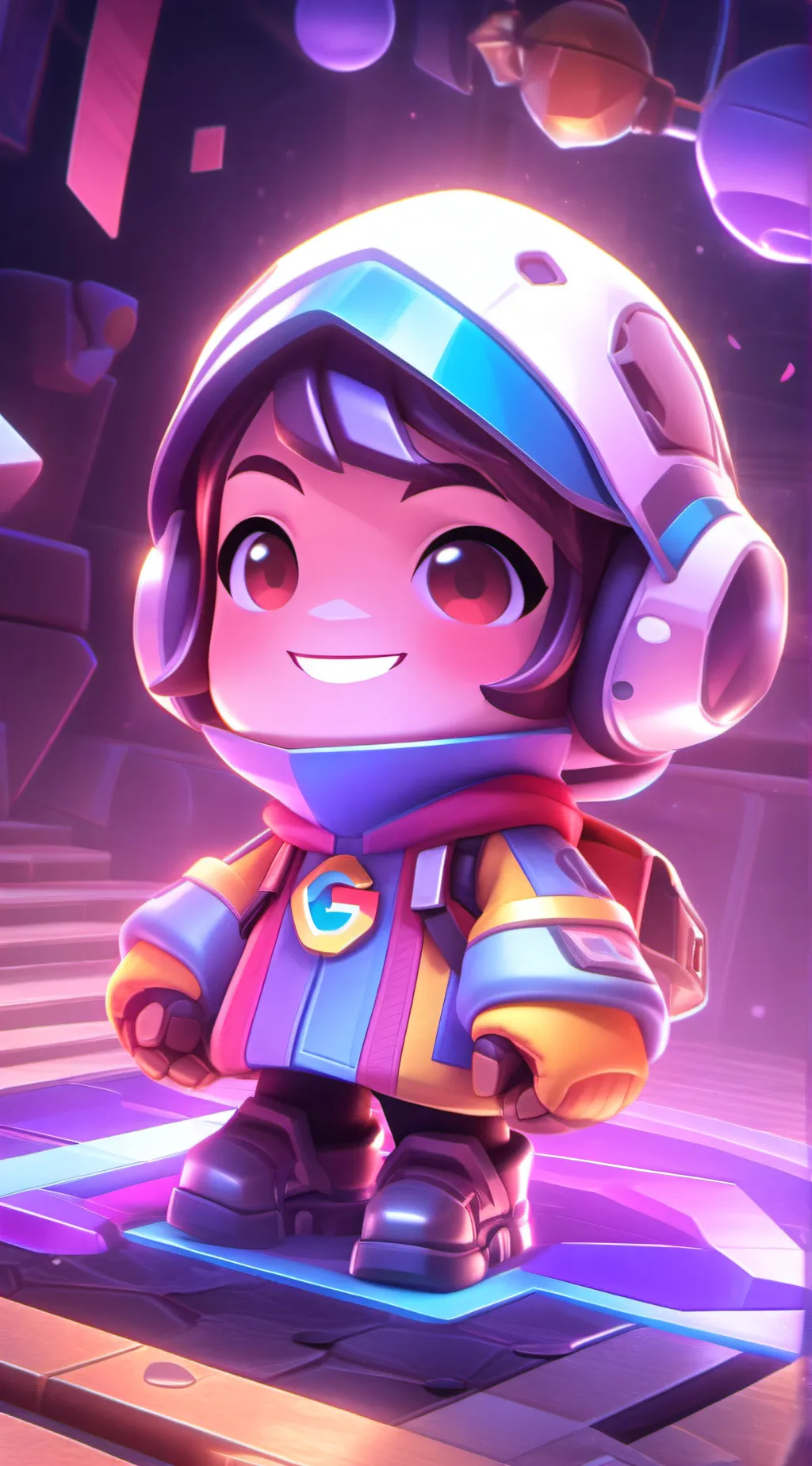 ai character: Google  background