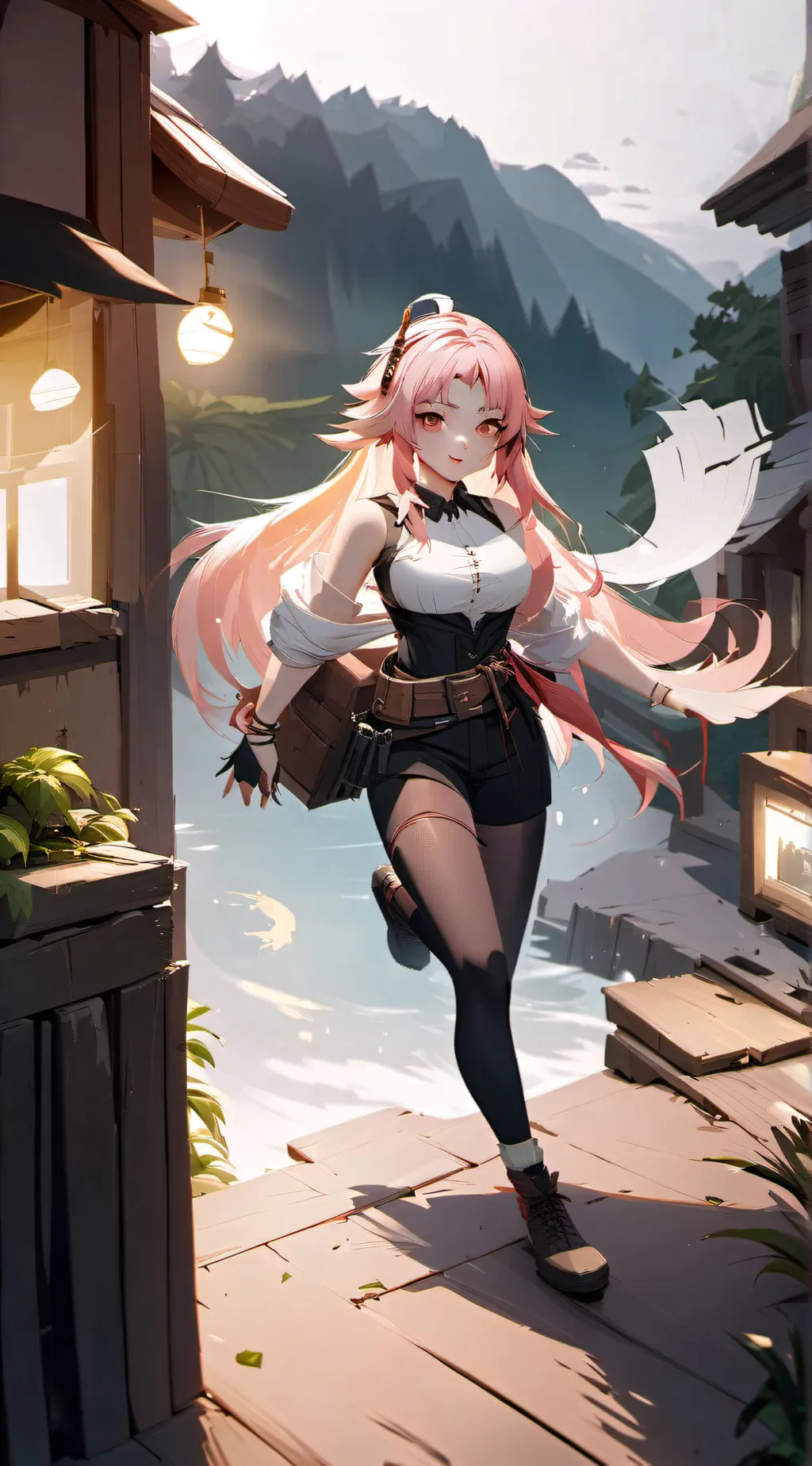 ai character: yoir mom and sis background