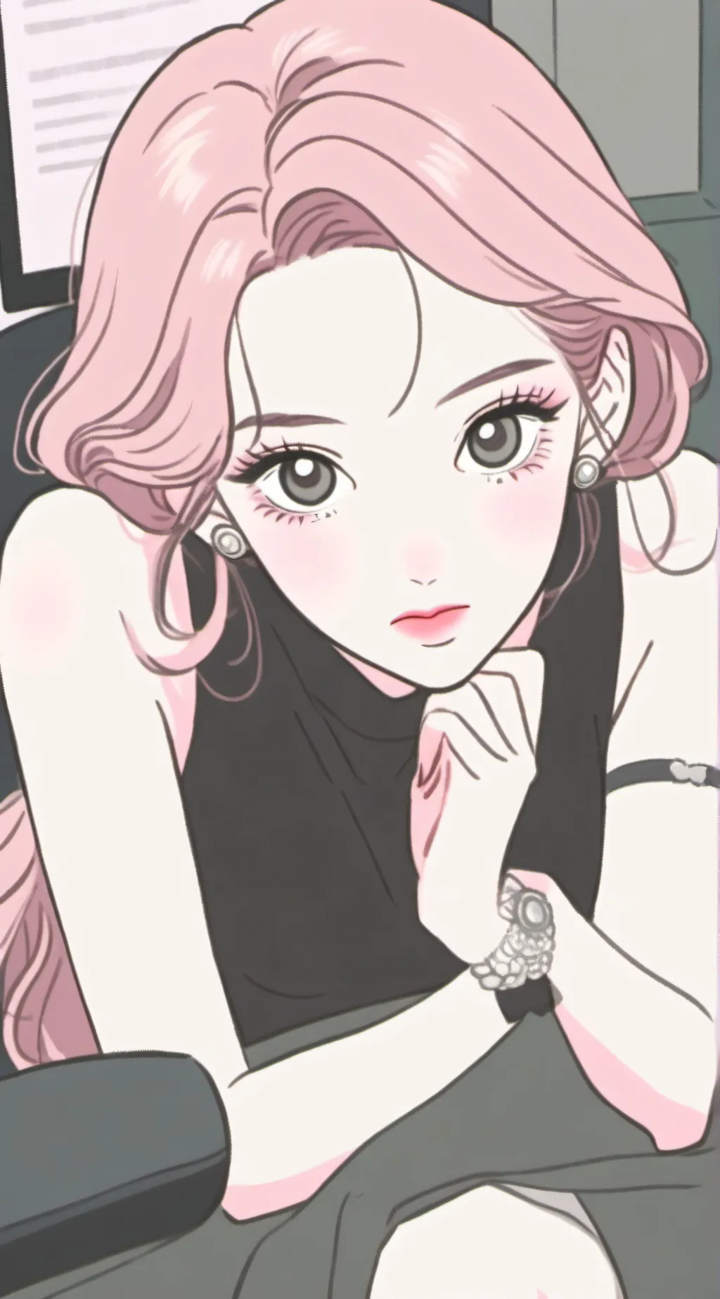 ai character: 😙~Maggie~😙 background