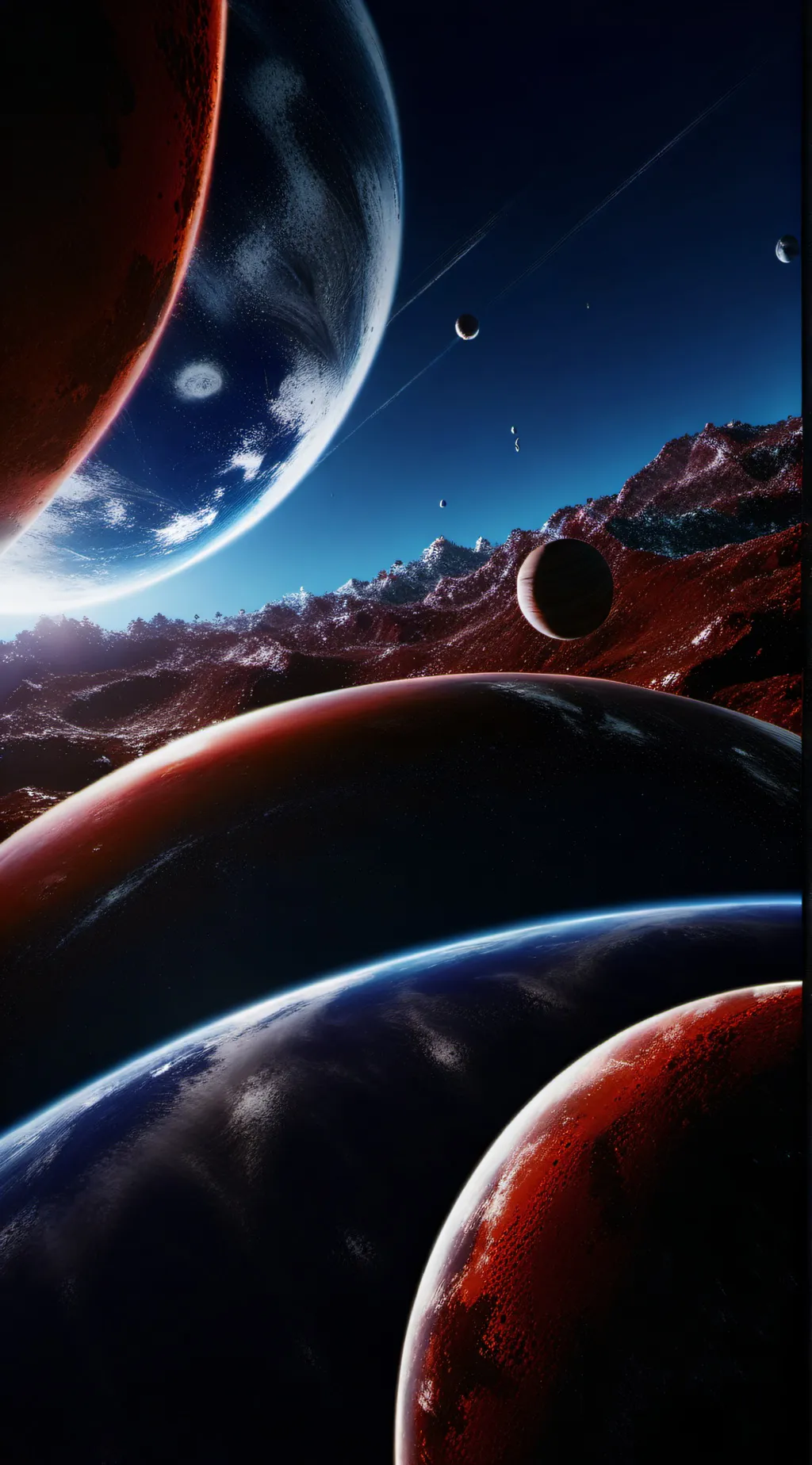 ai character: Idea board.  background