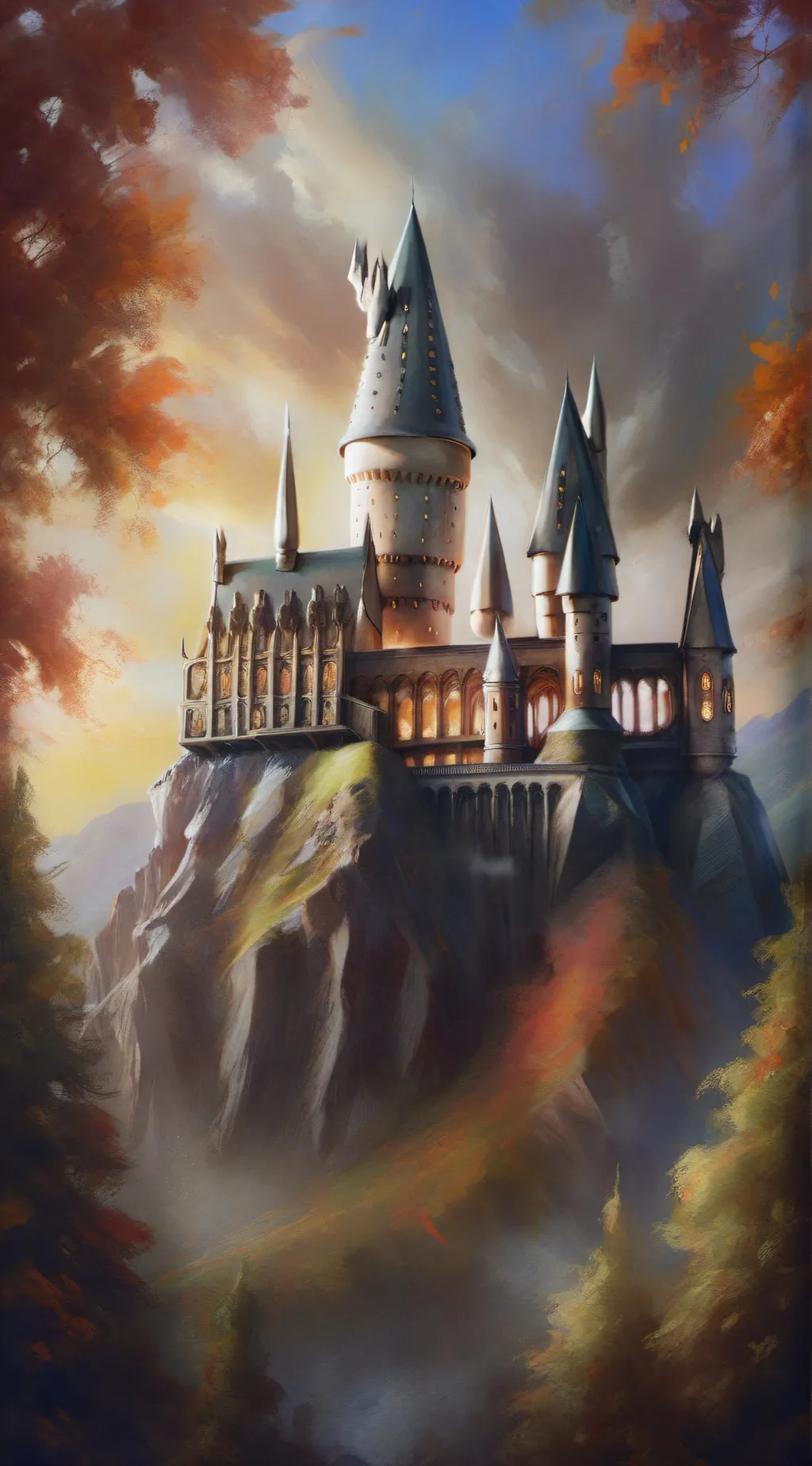 ai character: hogwarts background
