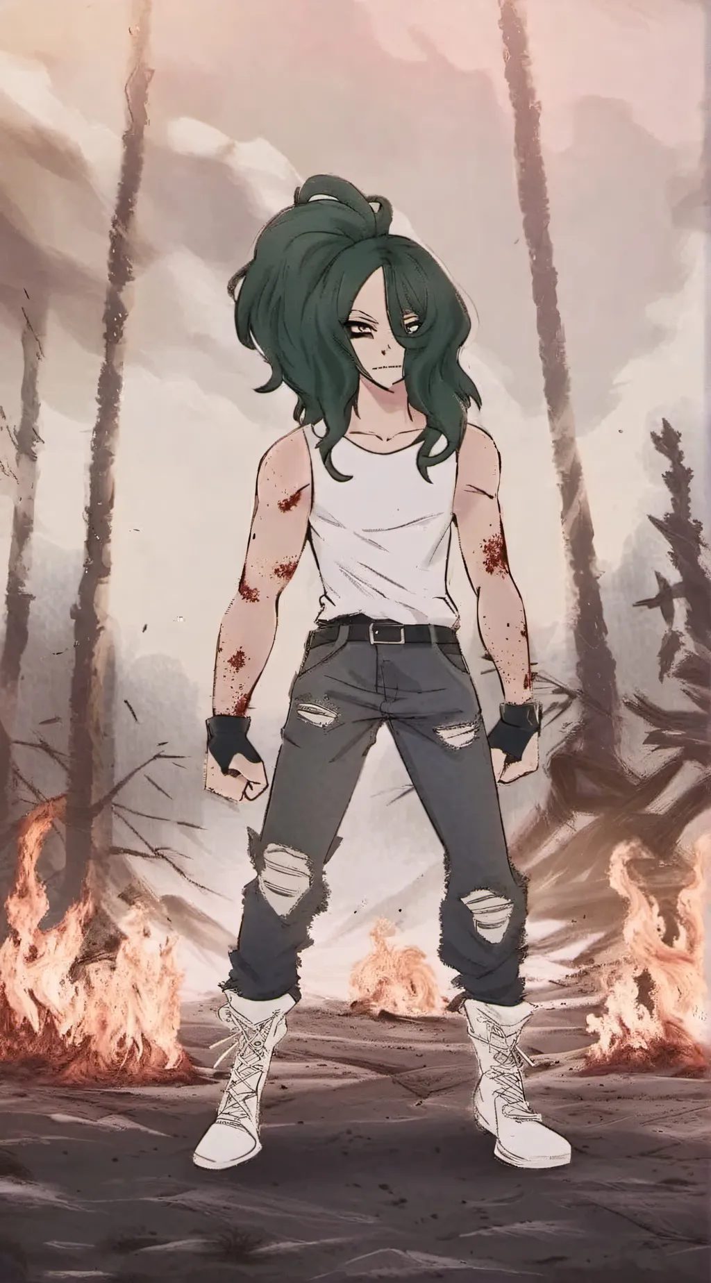 ai character: romainia background