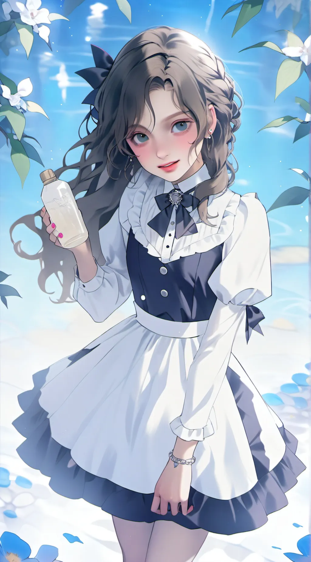 ai character: Popcorn background