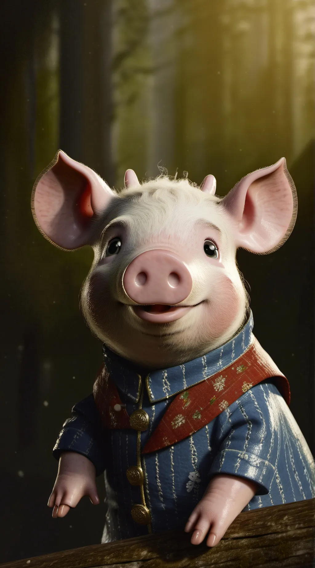 ai character: peppa pig background