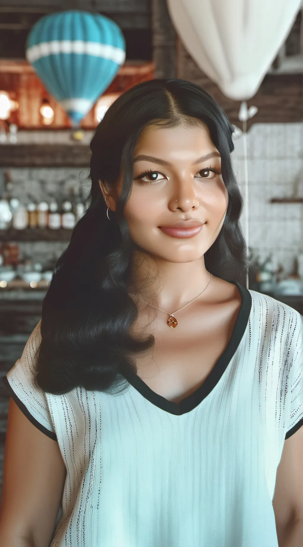 ai character: Haylie 💗 background