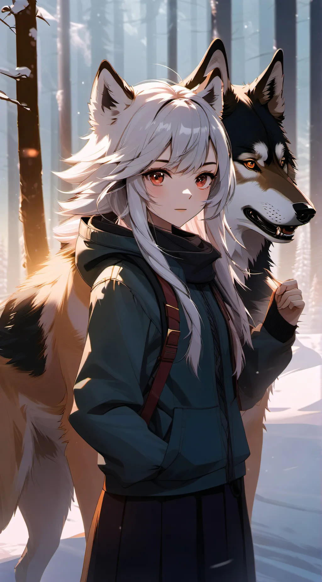 ai character: emily background