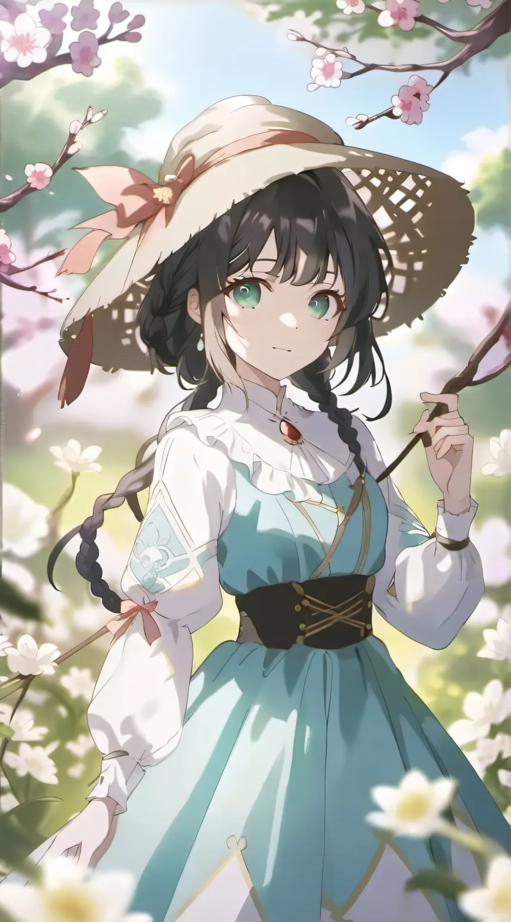 ai character: Mitsuri! background