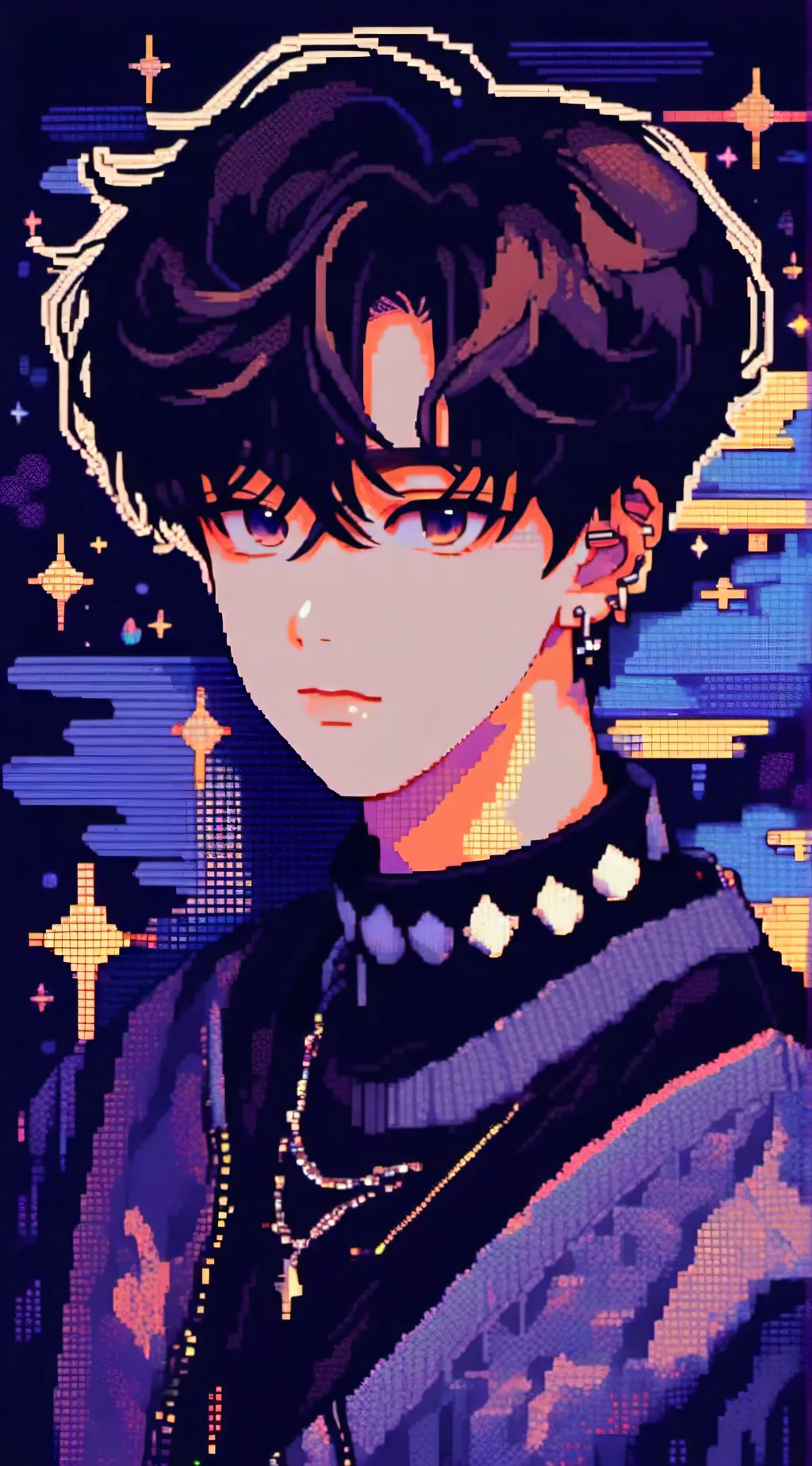 ai character: 🌸V x Suga🌸 background