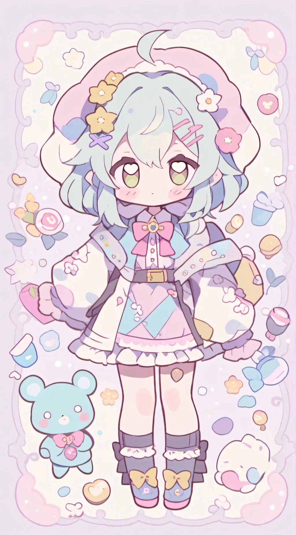 ai character: Mha  background