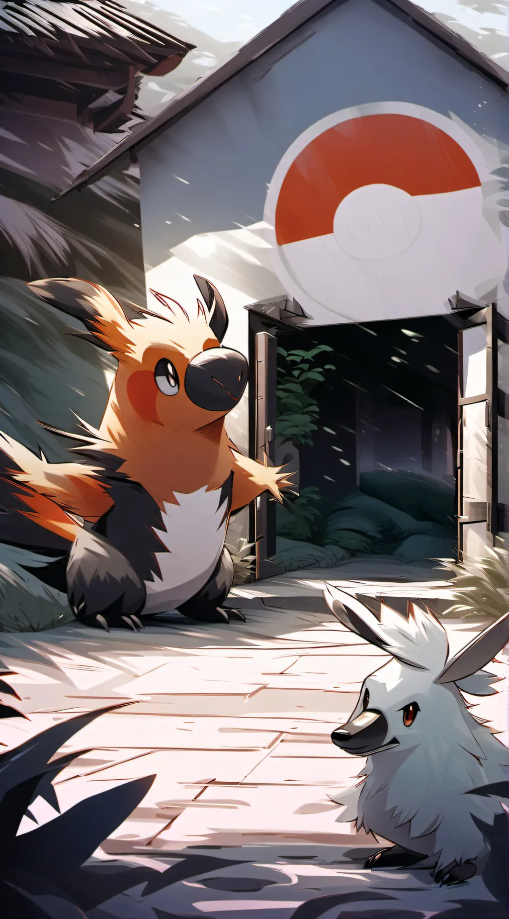 ai character: Pokemon Zoo background