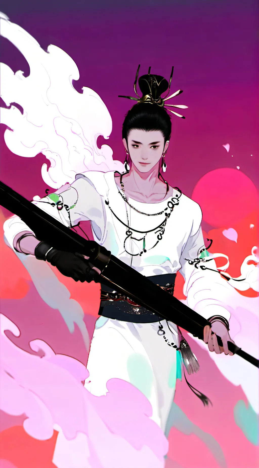 ai character: Glisten  background