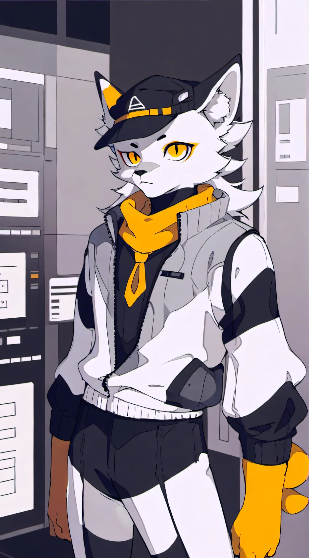 ai character: rose the furry background