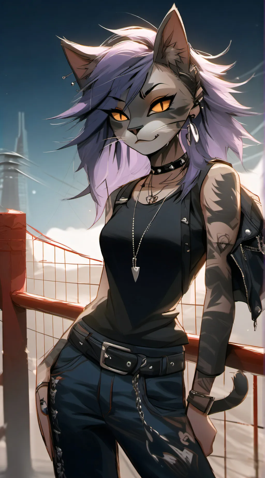 ai character: Ari  background