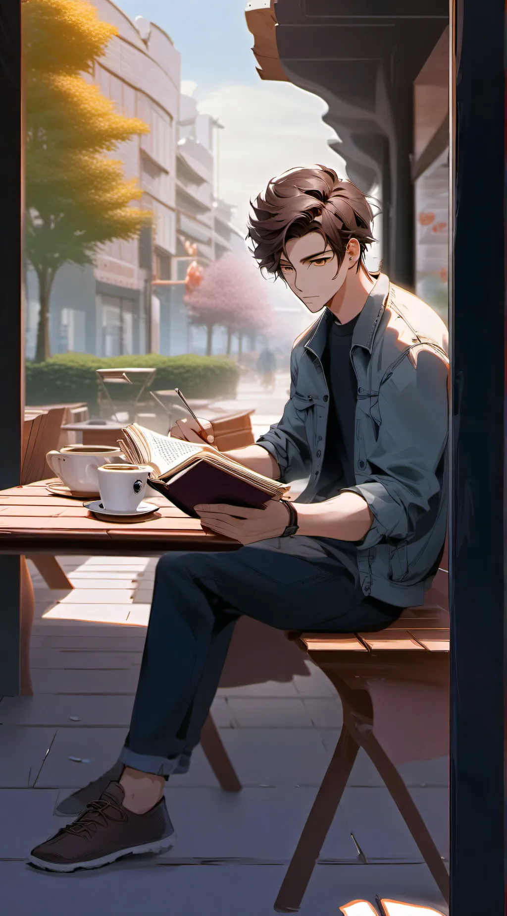 ai character: colby and amy background