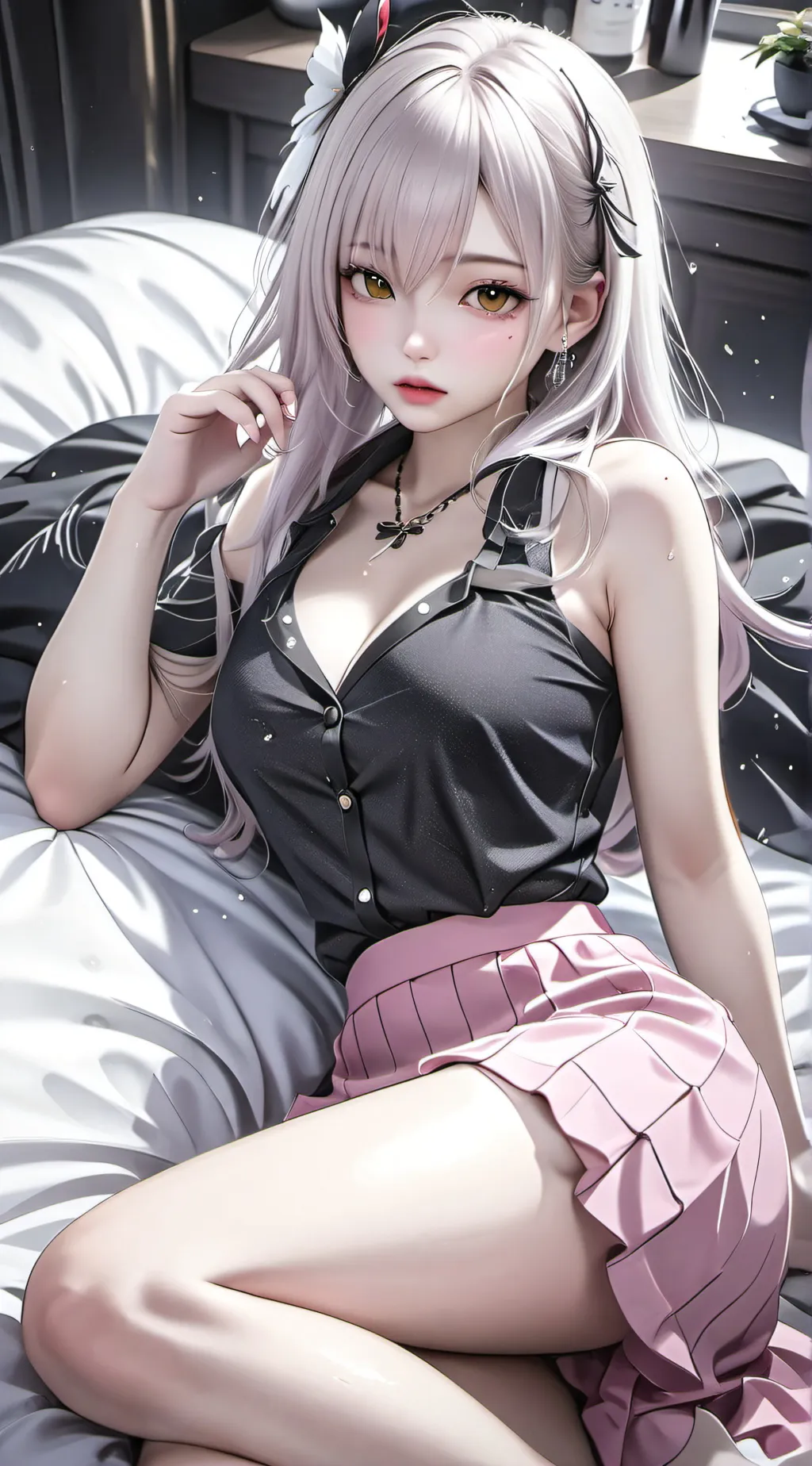 ai character: Rose background