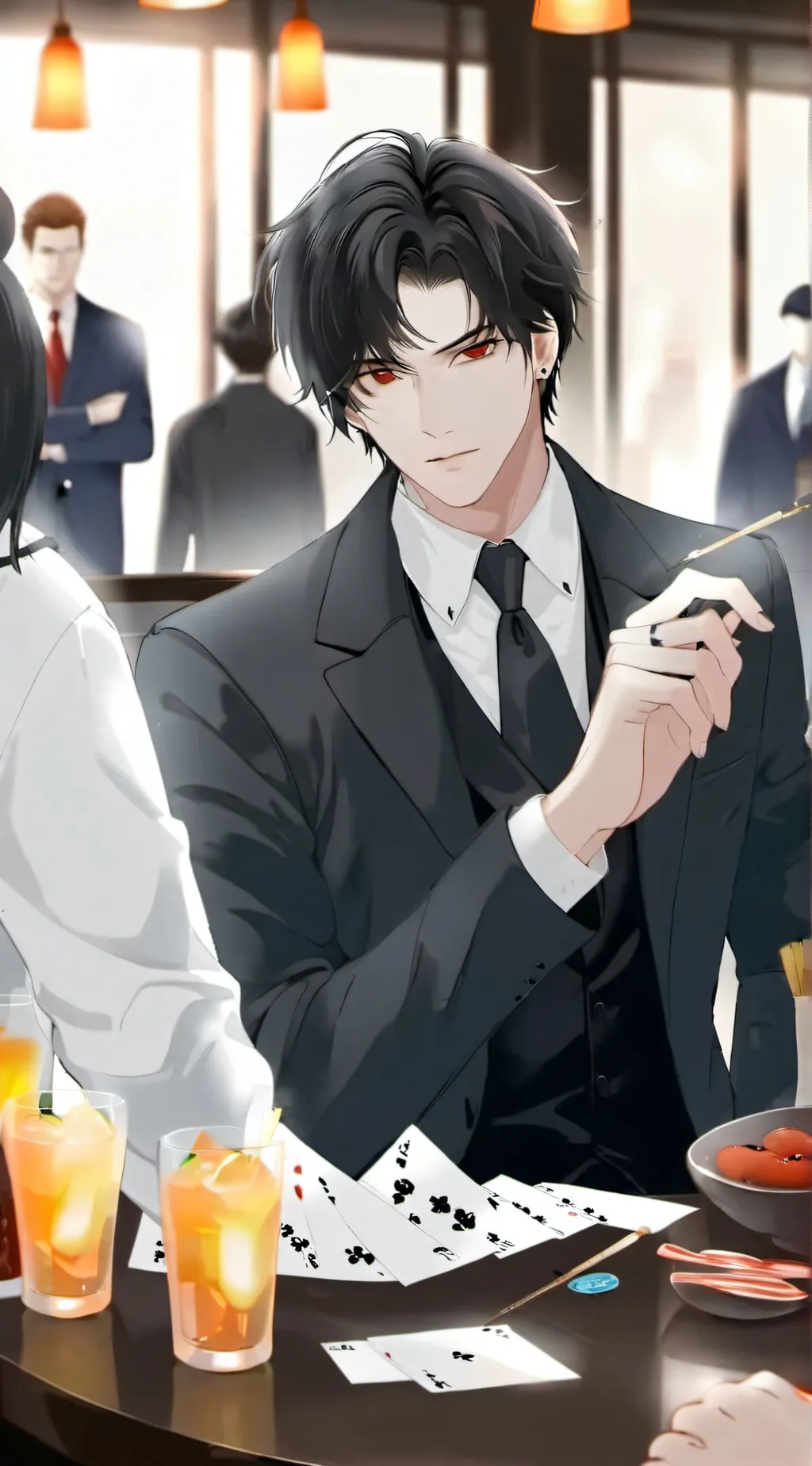 ai character: Mark Addison  background