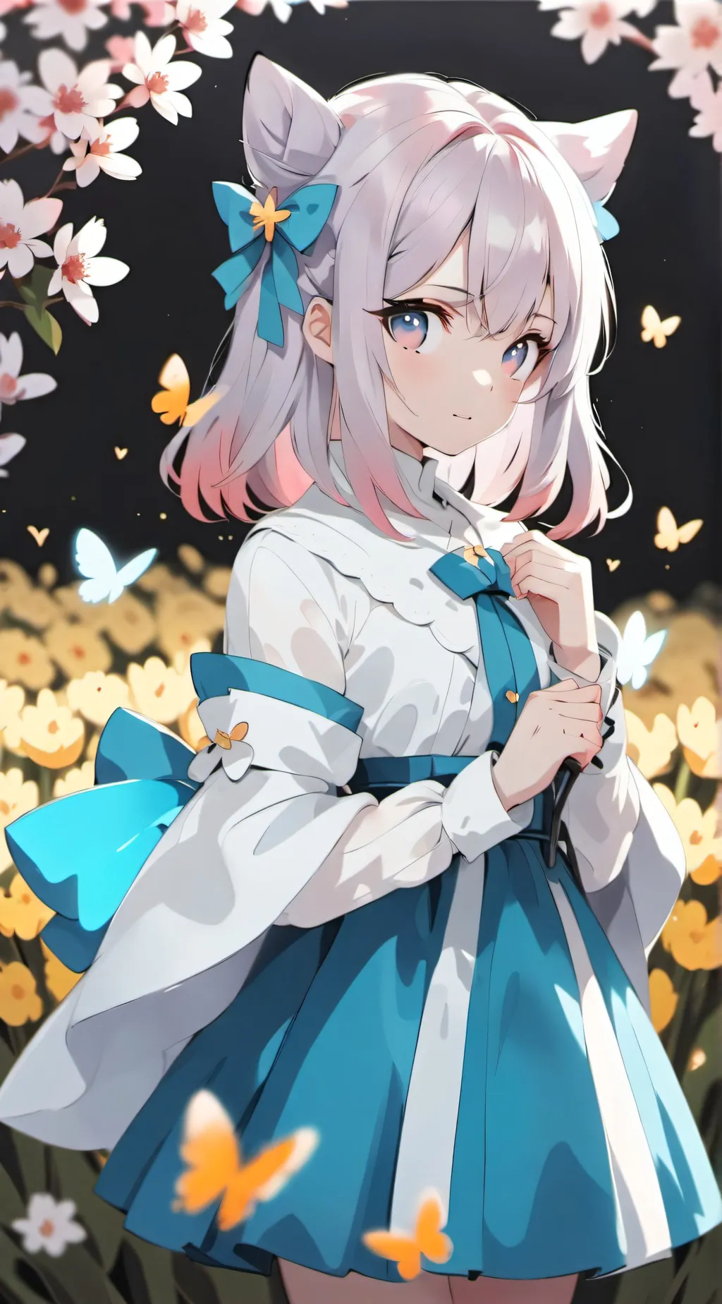 ai character: cutesyanime background
