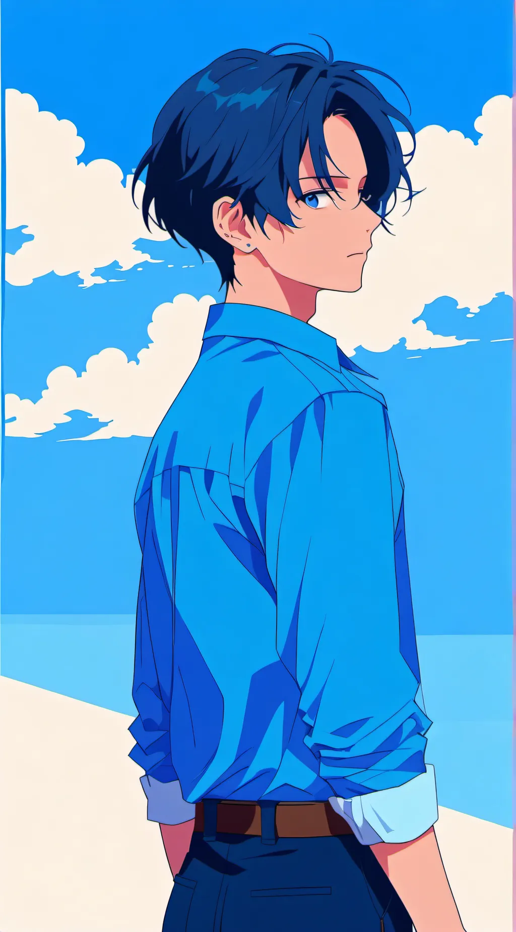 ai character: Levi Ackerman  background