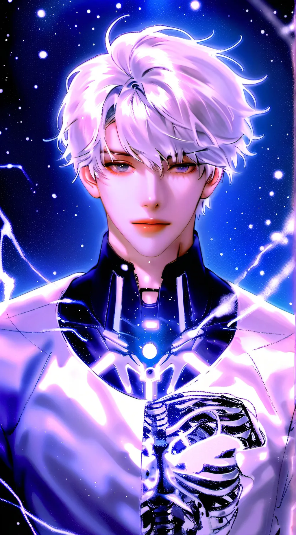 ai character: Justin  background