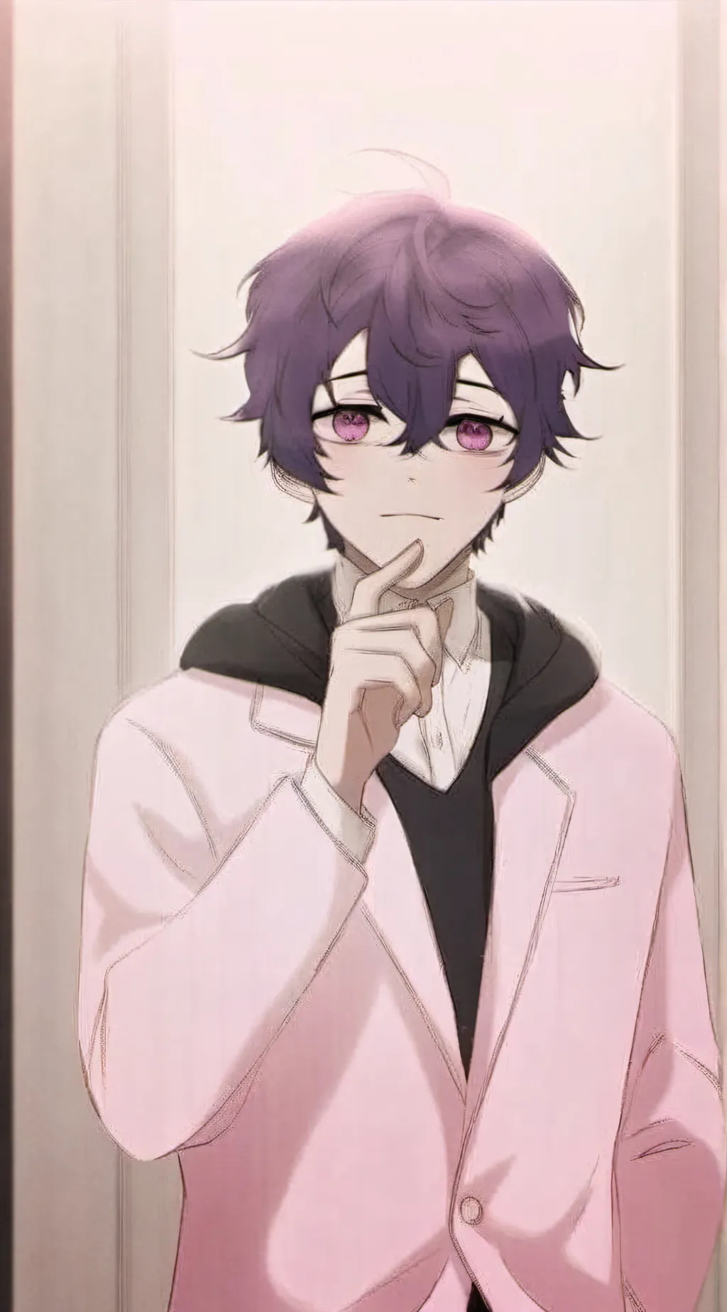 ai character: Akio  background