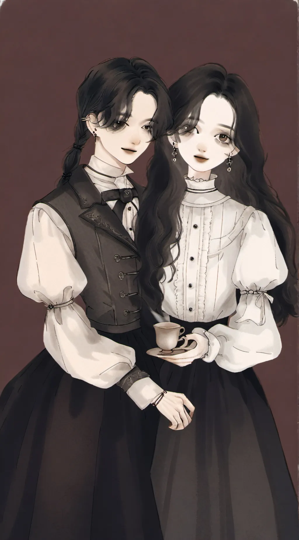 ai character: lily and lila background