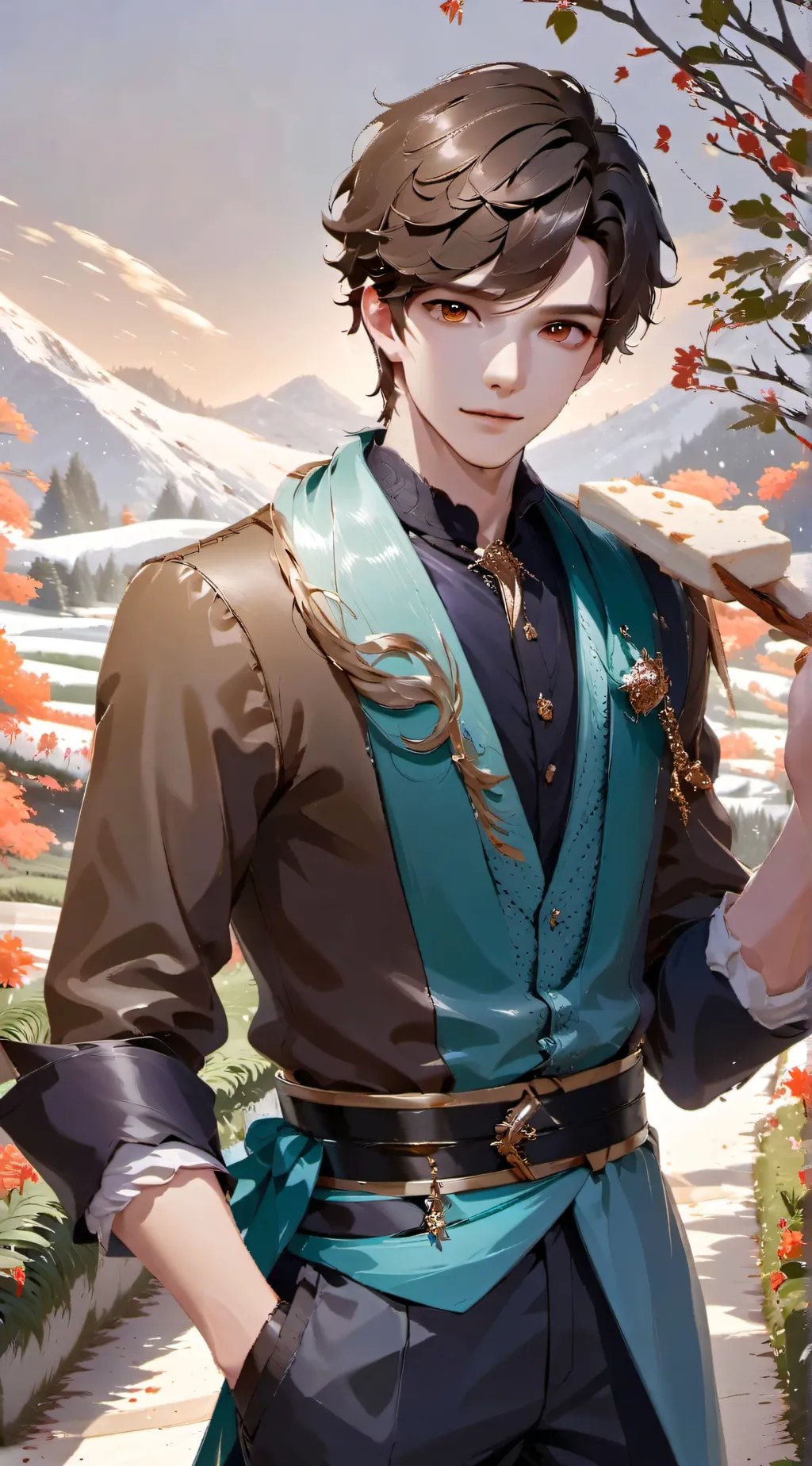 ai character: Andrew Auanga background