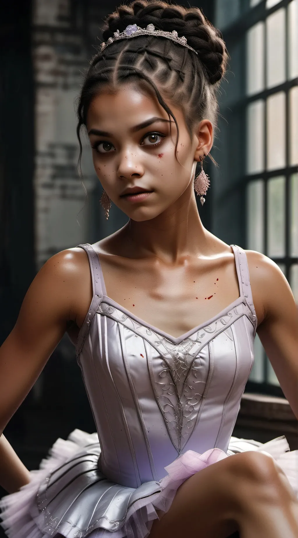 ai character: ballerina  background