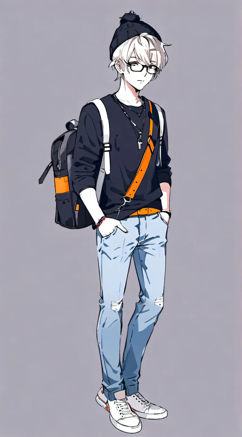 ai character: Ethan  background