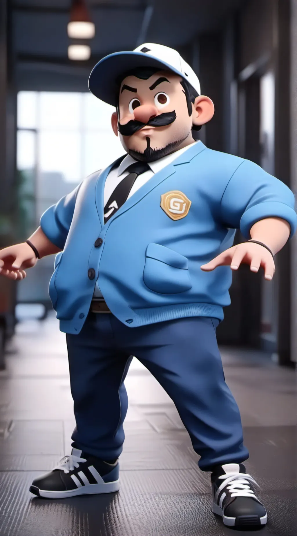 ai character: dad background